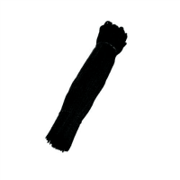 つづりひも　ウルシ先　Ｂ１９７Ｊ　黒　１００本