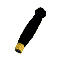 つづりひも　金属先　Ｂ１９８Ｊ　黒　１００本