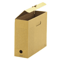 ボックスファイルＡ４横　フタ付　ＦＬ－０８１ＢＦ　１０冊