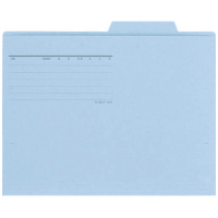 個別フォルダー＜エコノミー１０枚パック＞Ａ４横ロイヤルブルー