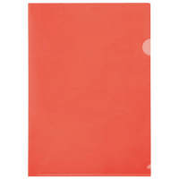 カラークリアーホルダーＡ４　レッド　２０枚