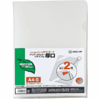 クリアーホルダーリサイクル厚口　Ａ４　７３５ＲＤ１０　１０枚