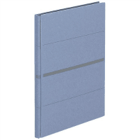 背幅伸縮フラットセノバスつづりひもタイプ　Ａ４　ブルー