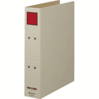 保存ファイルドッチ式　Ａ４縦　２穴　綴厚５０　アカ　４０７５