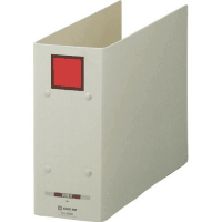 保存ファイルドッチＡ４横　綴厚８０ｍｍ　４０８８　アカ