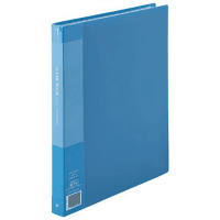 クリアーブックＡ４縦　ポケット数４０枚　ブルー　１０冊