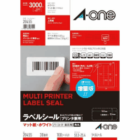 ラベルシール・プリンタ兼用３０面　２８４５５　１００枚