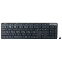 抗菌無線薄型フルキーボード　ＴＫ－ＦＤＭ１１０ＴＫＢＫ