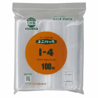 ユニパック　チャックポリ袋　Ｉ－４　２８０×２００　１００枚