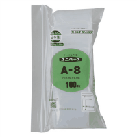 ユニパック　チャックポリ袋　Ａ－８　７０×５０　１００枚
