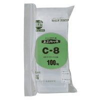 ユニパック　チャックポリ袋　Ｃ－８　１００×７０　１００枚