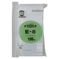 ユニパック　チャックポリ袋　Ｅ－８　１４０×１００　１００枚