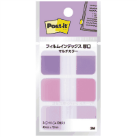 ポストイット　フィルムインデックス厚口６８６ＭＣ－７混色５冊