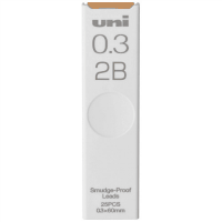 シャープ替芯２Ｂ　０．３ｍｍ２５本　ＵＬＳ０３２５２Ｂ