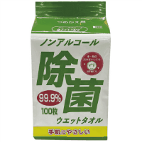 ノンアルコール除菌ウエット詰替　１００枚