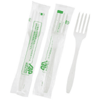 袋入バイオプラフォーク１６ｃｍ　１００本