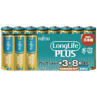 乾電池ＬｏｎｇＬｉｆｅＰｌｕｓ　単３形８本　ＬＲ６ＬＰ