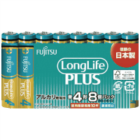 乾電池ＬｏｎｇＬｉｆｅＰｌｕｓ　単４形８本　ＬＲ０３ＬＰ
