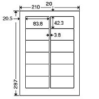 ナナラベル　富士通汎用　１２面　ＦＪＡ２１０　５００枚