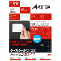 再剥離ラベルシールＡ４　１０面　１００枚　３１２８４