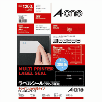 再剥離ラベルシールＡ４　１２面　１００枚　３１２５６