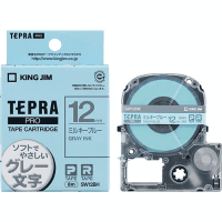 カラーラベル　ＳＷ１２ＢＨ　Ｍブルーにグレー文字