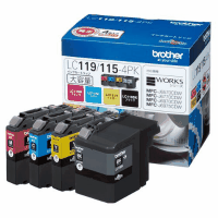 インクカートリッジ　ＬＣ１１９／１１５－４ＰＫ　４色