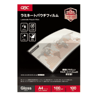 パウチフィルム　Ａ４　１００枚　ＹＰ１００Ａ４Ｚ