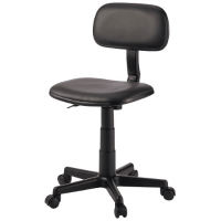 事務イス／Ｃ６０７／ＰＶＣ／ブラック