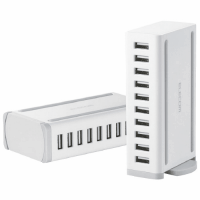 卓上多ポートＡＣ充電器１０ポート　ＥＣ－ＡＣＤ０４ＷＨ