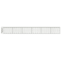 カッティング方眼定規　９６２　０８－３０　３０ｃｍ