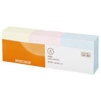 ふせんブロックタイプ７５×７５混色　Ｐ５１８Ｊ－Ｍ－３