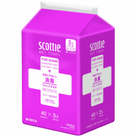 スコッティ　ウェット消毒　ＮＡＬ　４０枚×３個Ｐ