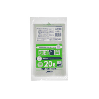 環境袋策再生ポリ袋　２０Ｌ　半透明　１０Ｐ