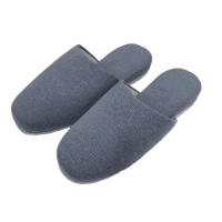 シャンブレースリッパ　ブルー