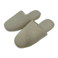 シャンブレースリッパ　ベージュ