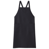 胸当てエプロン　ＦＫ７１６８Ａ－８　ネイビー