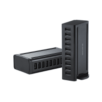 卓上多ポートＡＣ充電器１０ポート　ＥＣ－ＡＣＤ０４ＢＫ