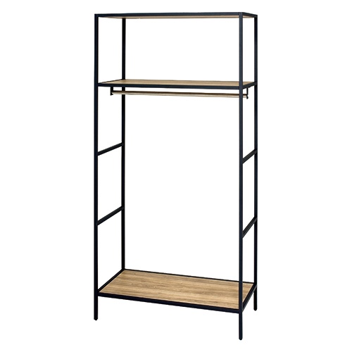 シェルフワードローブＪ９４５－１８ＷＲＢ－ＭＰＡ黒　取寄品