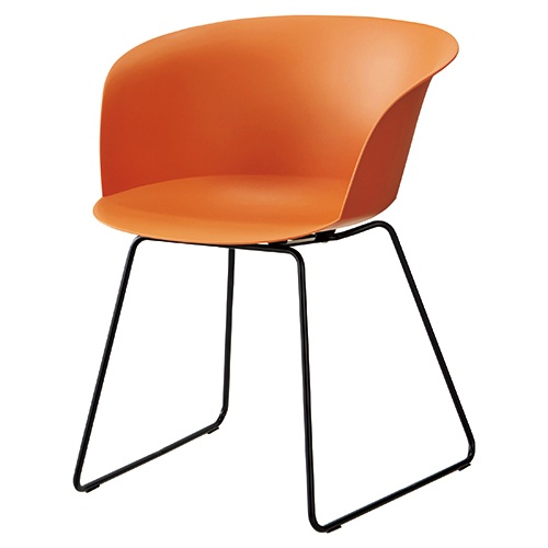 会議イス　ＲＣＲ２１Ｊ　オレンジ