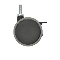 双輪キャスター　ＢＤＲＳ７５ＥＢＫＧ　２個　ＢＫ