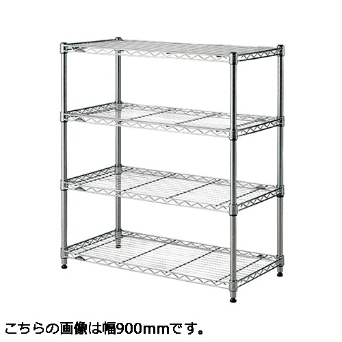 ワイヤーシェルフ　Ｂ１８２４－４０－４Ｃ　取寄品