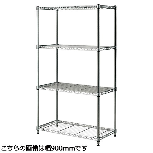 ワイヤーシェルフ　Ｂ１８４８－６３－４Ｃ　取寄品