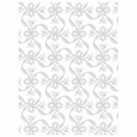 包装紙　フラールリボン銀　半才判　４９－１８０５