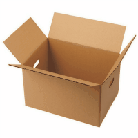 穴付ダンボール箱　大１０枚　Ｂ４７１Ｊ－Ｌ