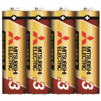 三菱電機アルカリ乾電池　単３形　４本