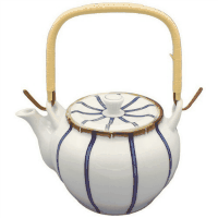 一珍呉須十草ＭＳ　８号土瓶