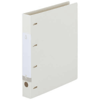Ｄ型リングファイル４穴Ａ４Ｓ　白　Ｇ１２７０－０