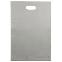手提げ袋　ＨＤＰＥ　シルバー　Ｌ　ＣＦＨＤ－Ｌ－ＳＶ