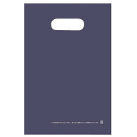 手提げ袋　ＬＤＰＥ　ネイビー　Ｌ　ＣＦＬＤ－Ｌ－ＮＶ